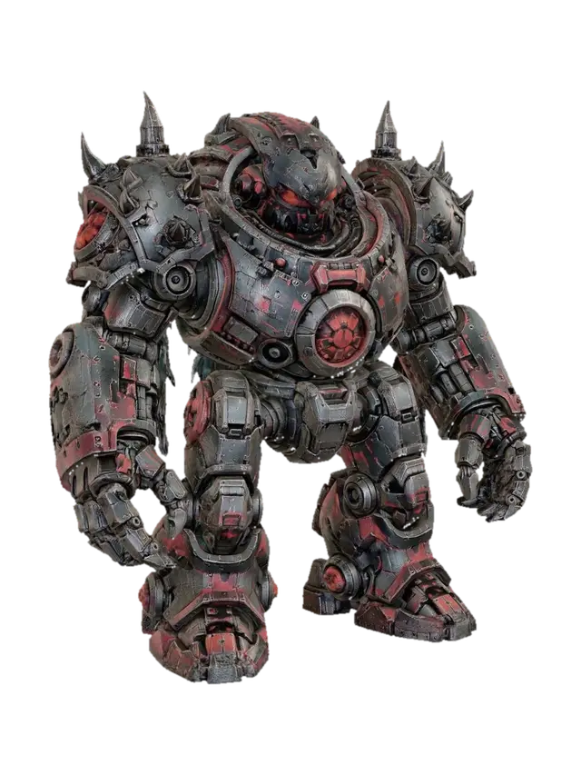 Crimson Juggernaut のAI生成3Dモデル