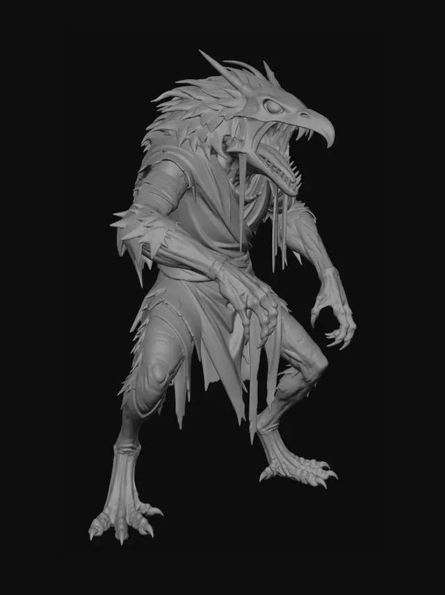 3D model for Grimfeather Behemoth