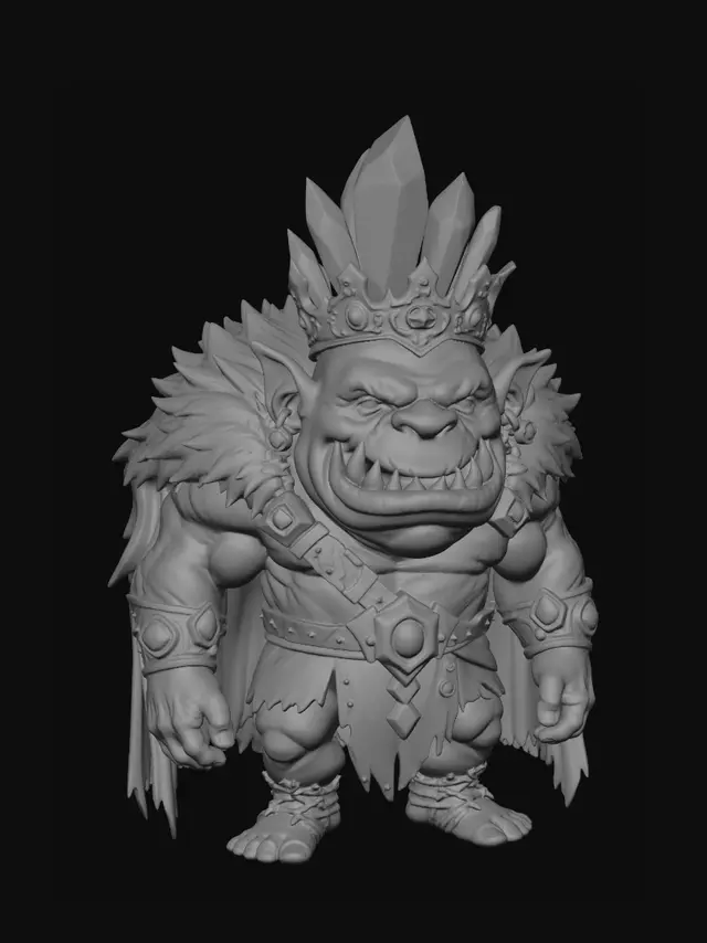3D model for Crystal Crowned Ogre