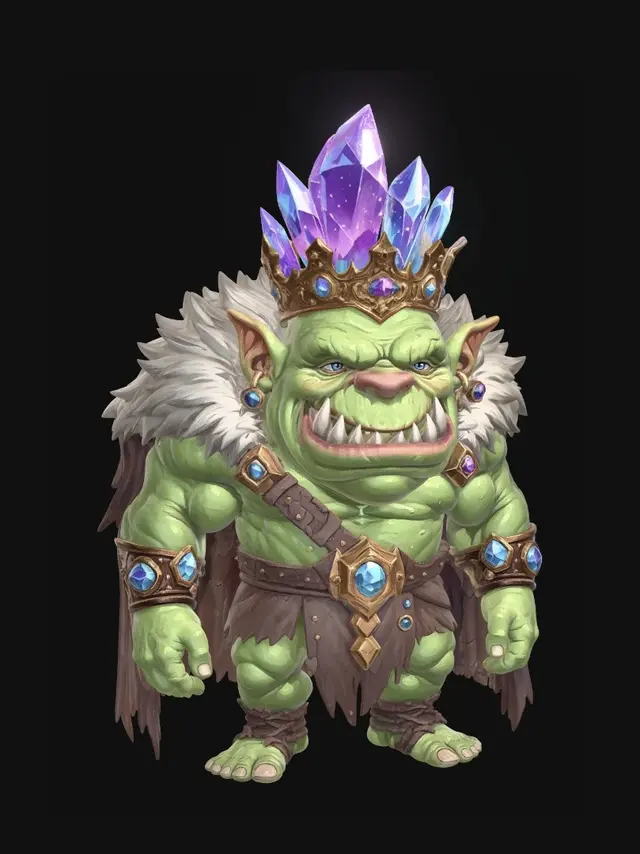 3D model for Crystal Crowned Ogre