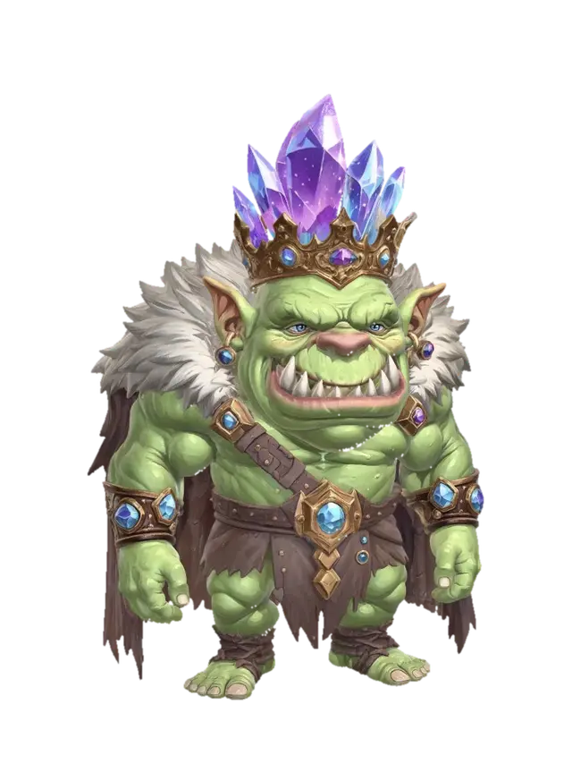 3D model for Crystal Crowned Ogre