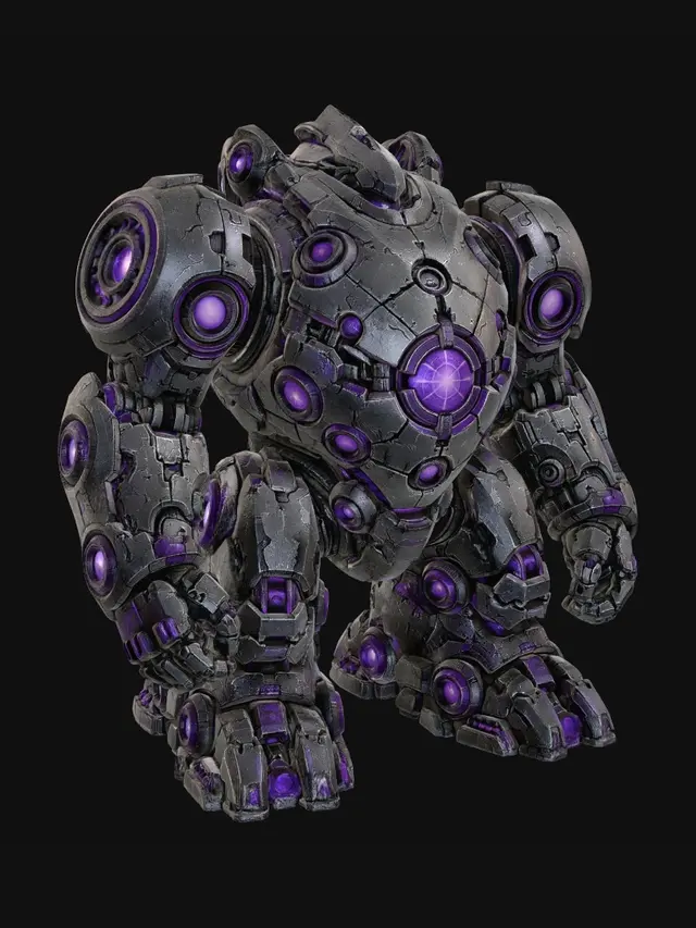 3D model for Violet Core Colossus