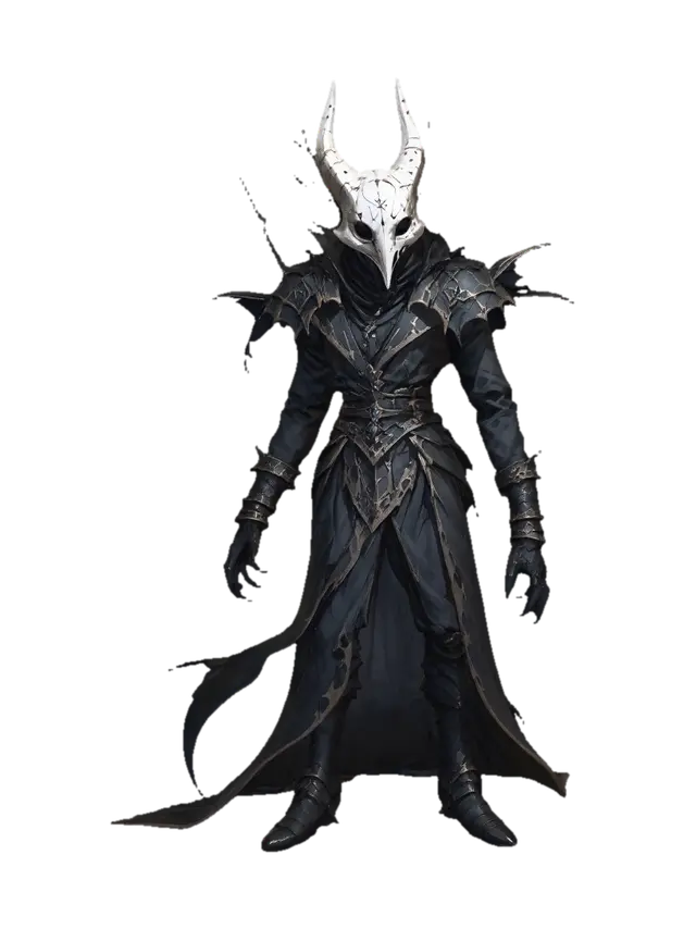 Modèle 3D Abyssal Skullwarden - Malicious, généré par IA
