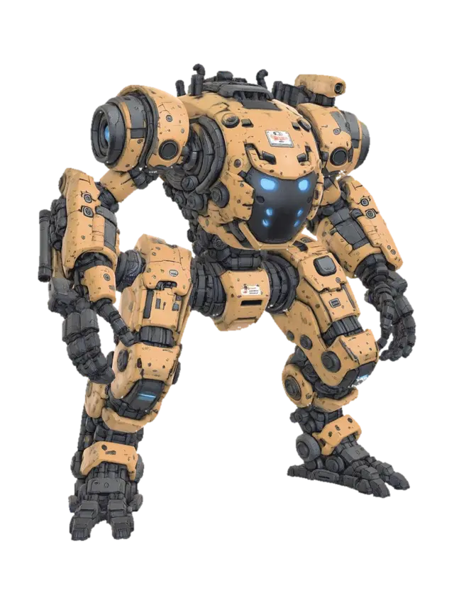 Amber Colossus - Idol 3D model, vytvořený pomocí AI
