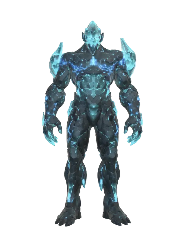 Crystal Golem - Crystalentity AI 생성 3D 모델