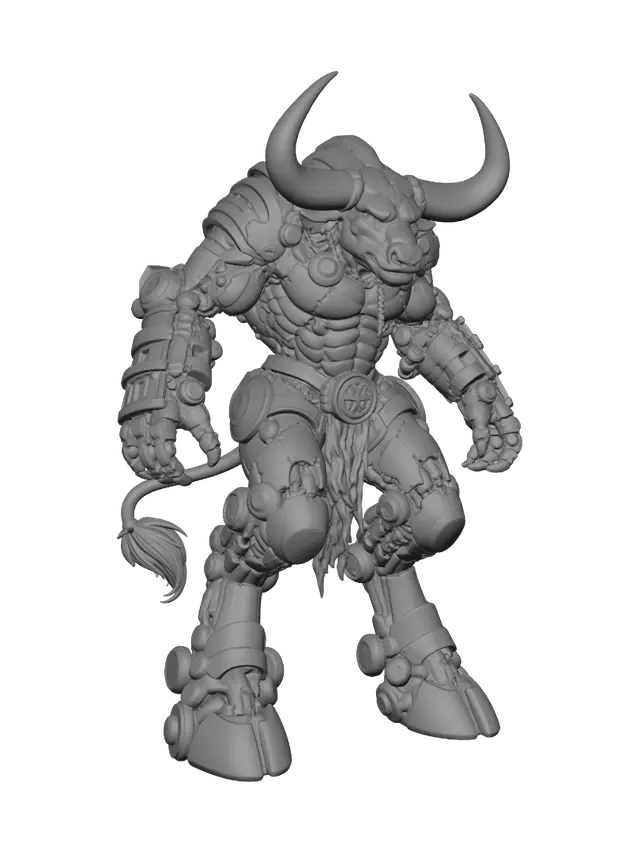 3D model for Gilded Minotaur