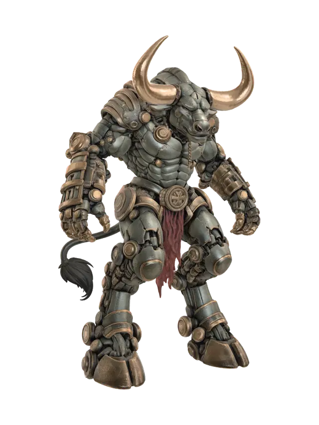3D model for Gilded Minotaur