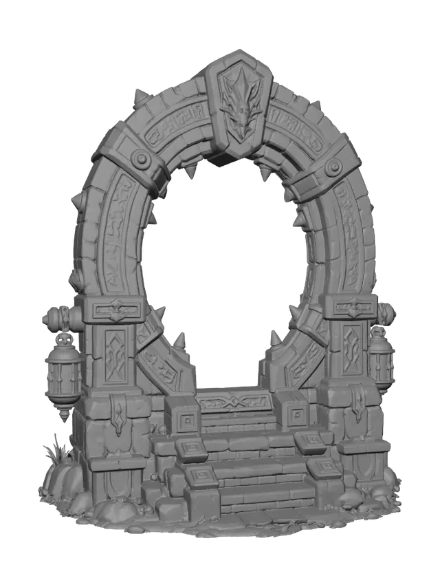 3D model for Arcane Circle Gate