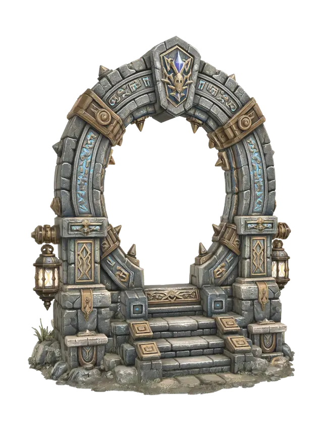 3D model for Arcane Circle Gate