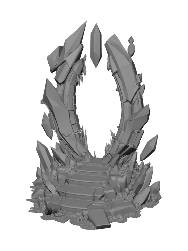 3D model for Prismatic Gate of Shattered Crystal