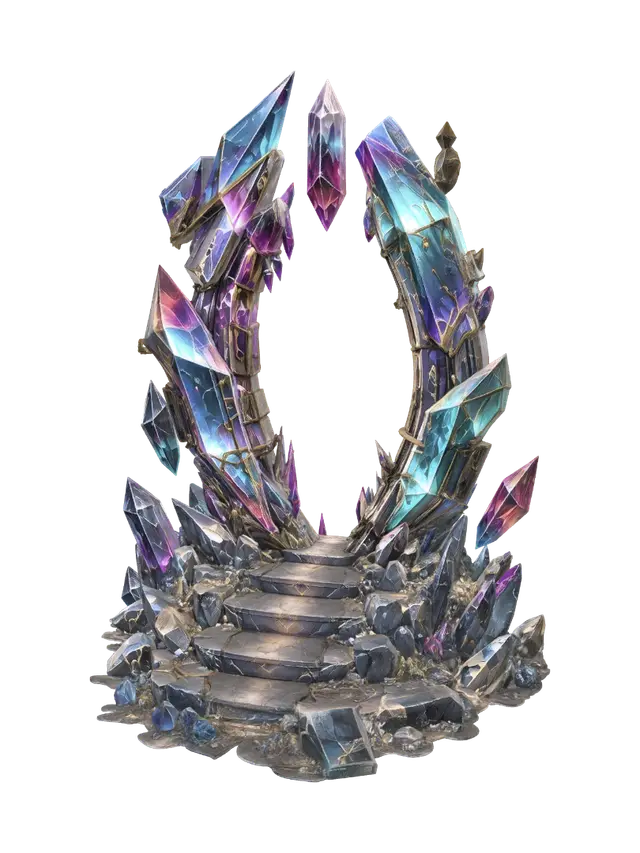 3D model for Prismatic Gate of Shattered Crystal