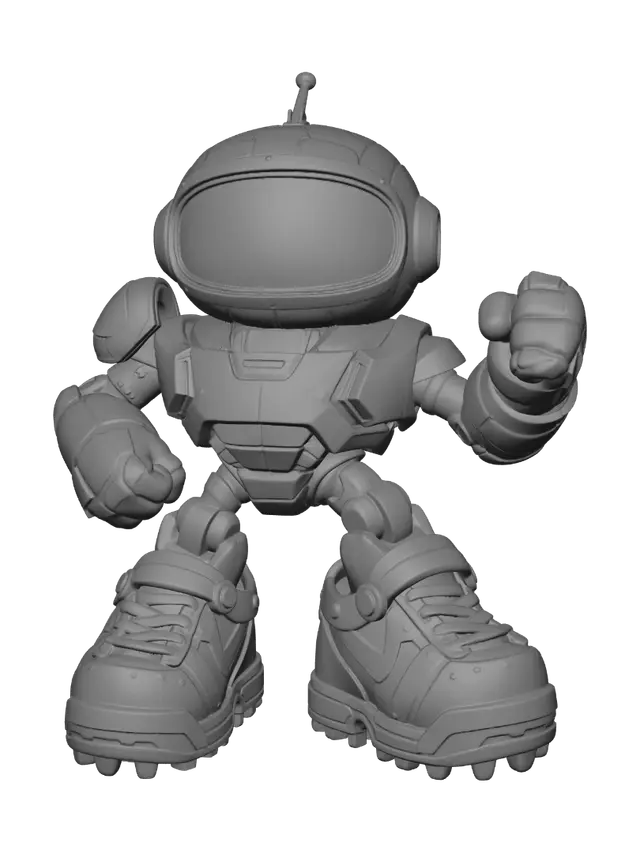 3D model for Turbo Bot in Sneakers