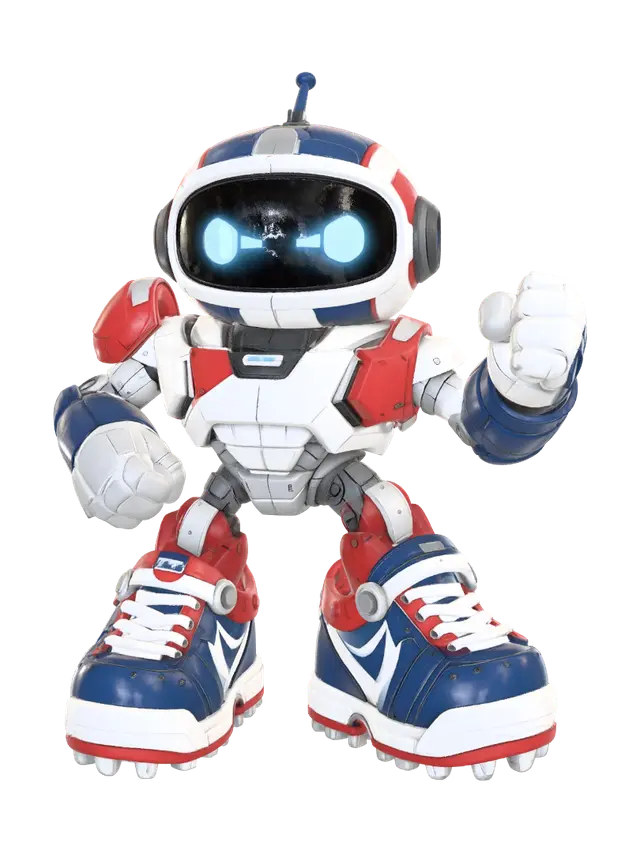 3D model for Turbo Bot in Sneakers
