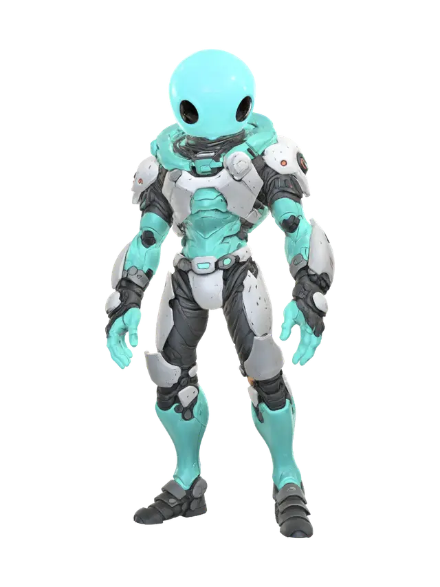 Azure Sentinel - Visor 3D model, vytvořený pomocí AI