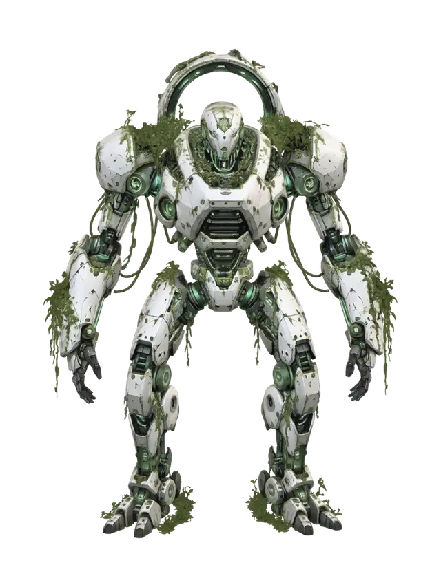 Verdant Colossus - Gigantic 3D model, vytvořený pomocí AI