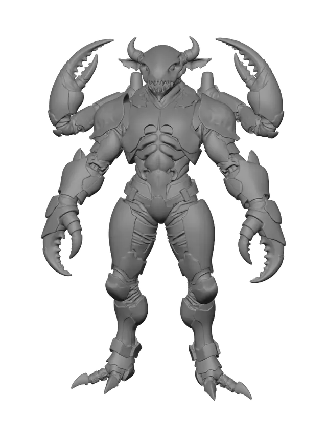 3D model for Crimson Ironclad Behemoth