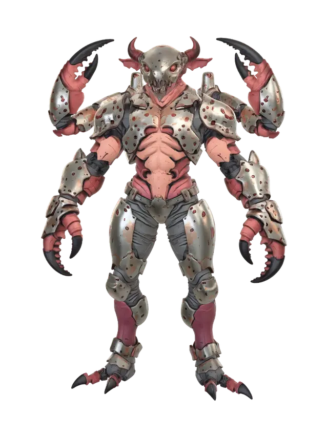 3D model for Crimson Ironclad Behemoth