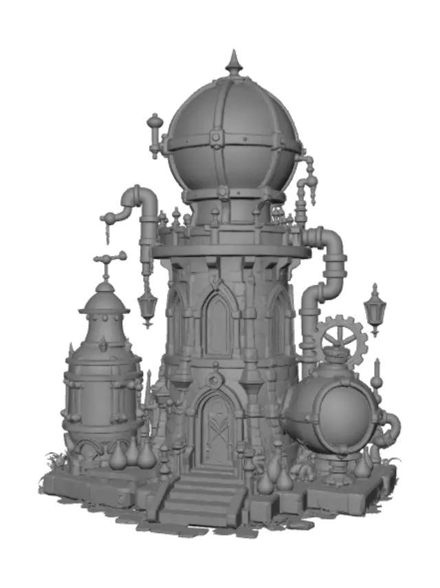 3D model for Verdant Observatory