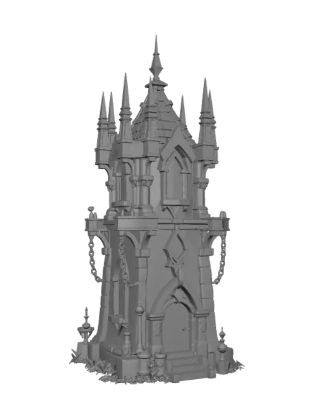 3D model for The Violet Spire