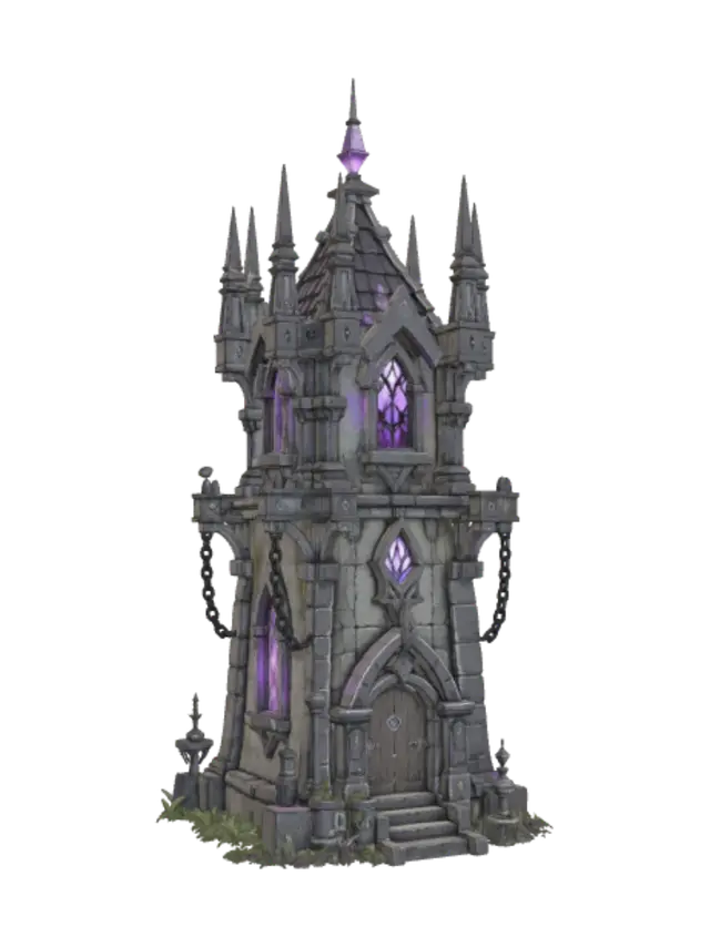 3D model for The Violet Spire