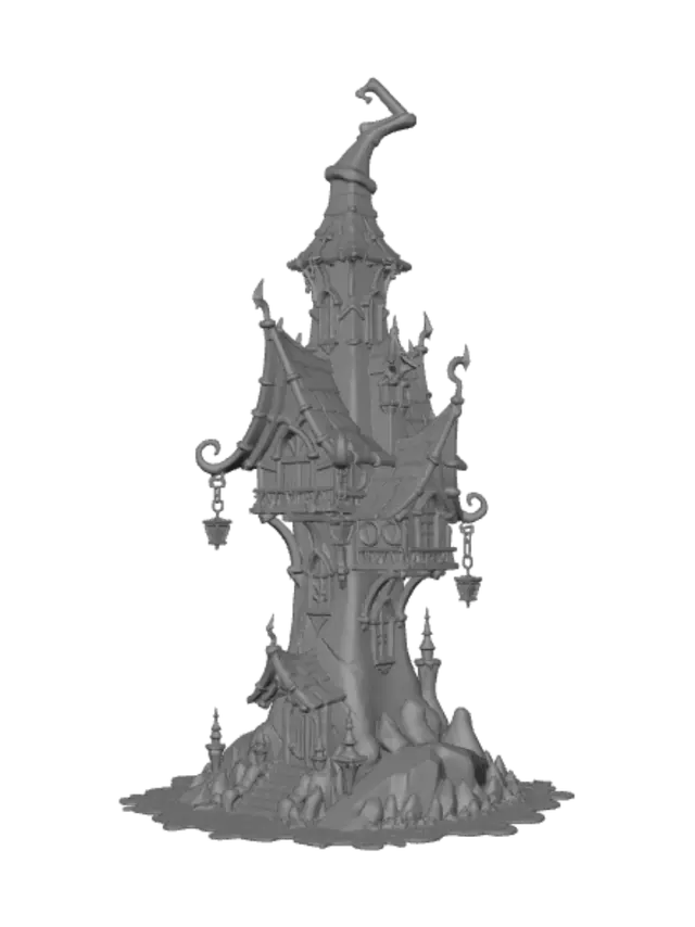 3D model for Lanternspire Tower