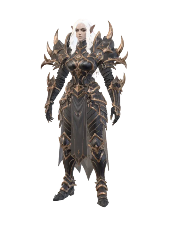 3D model for Goldclad Warden