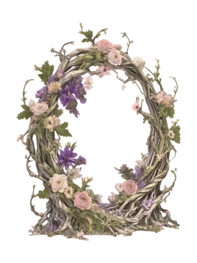 3D model for Floral Wreath of Spring