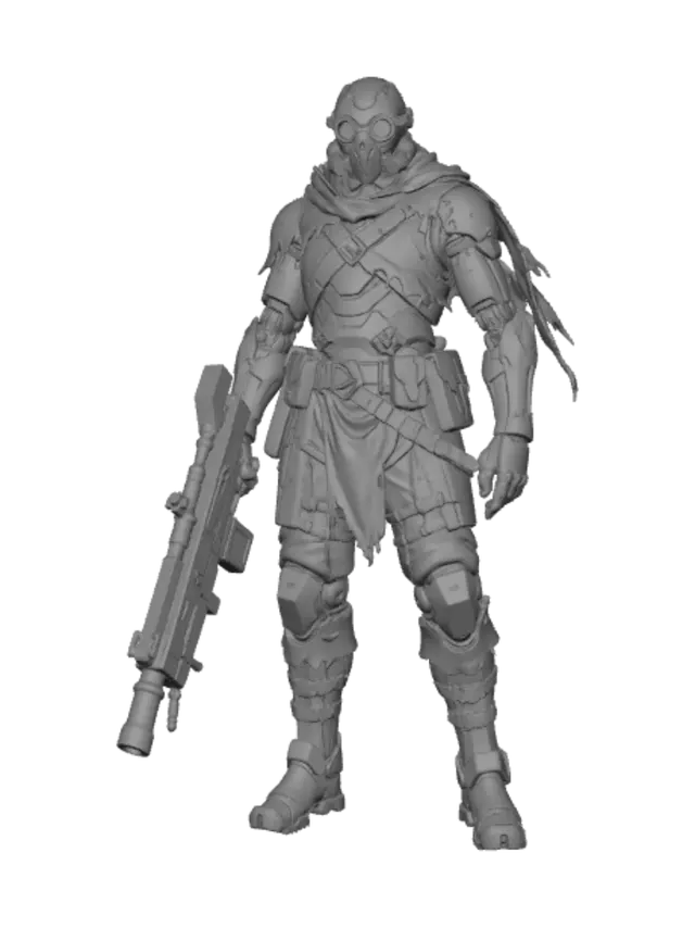 3D model for Wasteland Warden