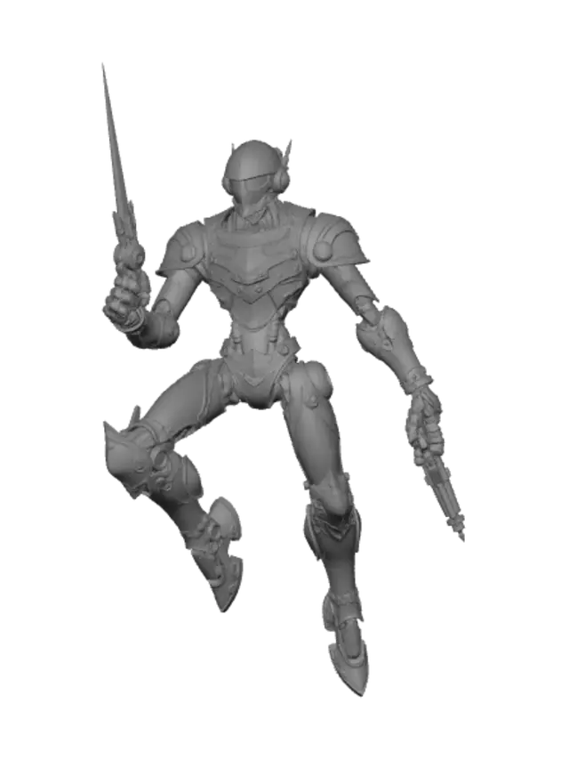 3D model for Crimson Automaton Knight
