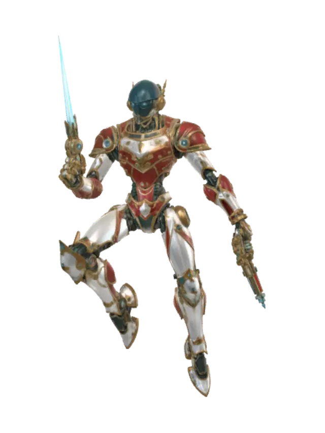 3D model for Crimson Automaton Knight