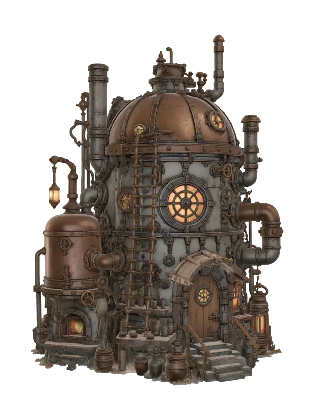3D model for Brassbound Engine
