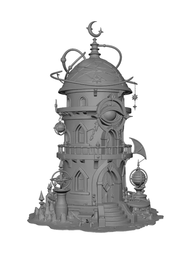 3D model for The Orbital Eye Tower