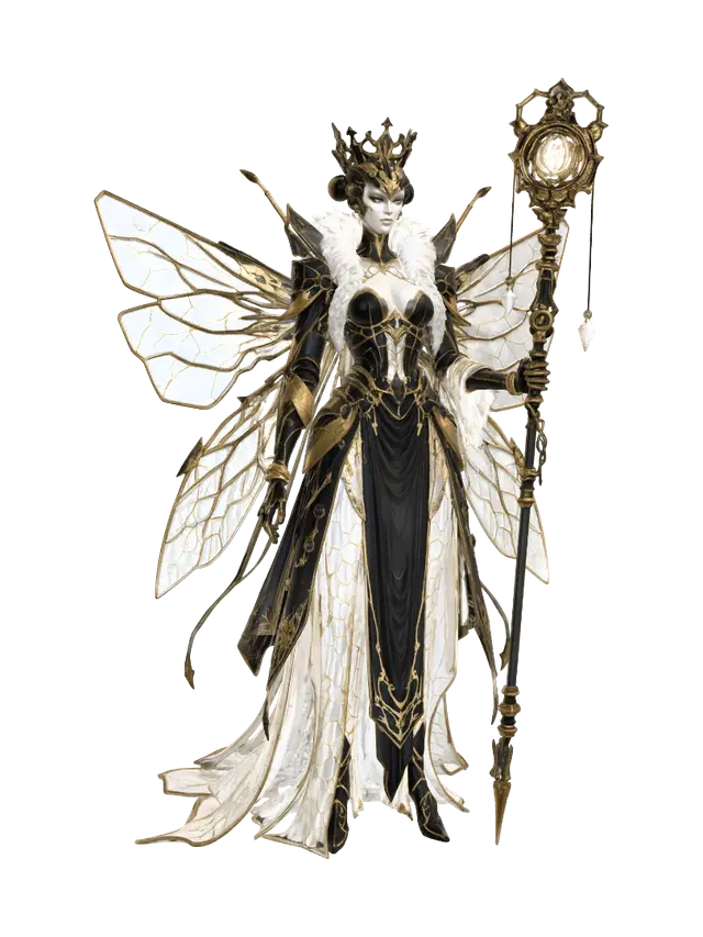 3D model for Queen of the Golden Wings