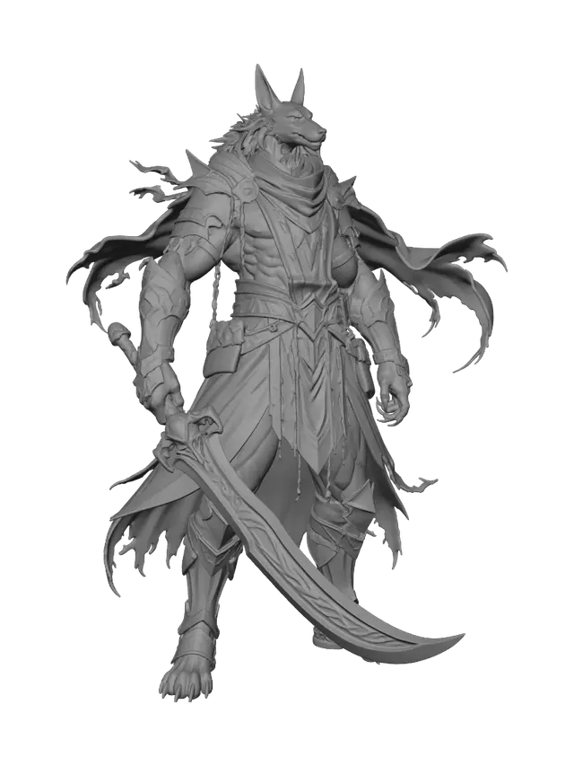 3D model for Azurefang Warden