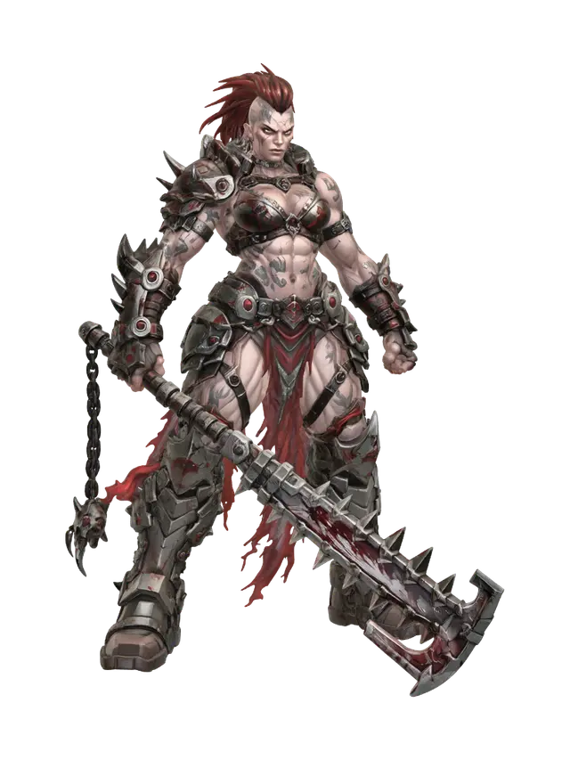 3D model for Crimson Warlord