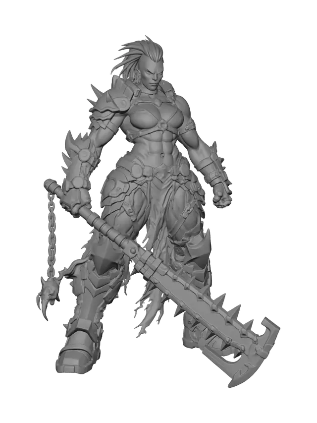 3D model for Crimson Warlord