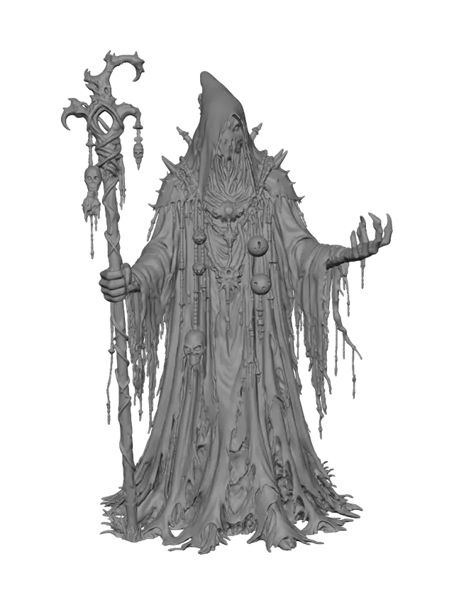 3D model for Mossbound Necromancer