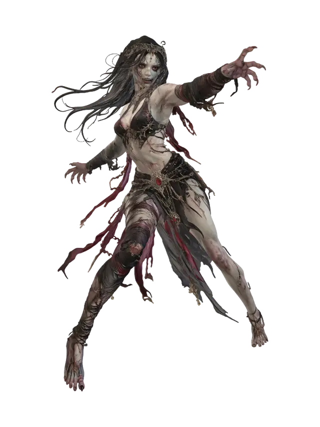 3D model for Crimson Queen of the Tattered Chains