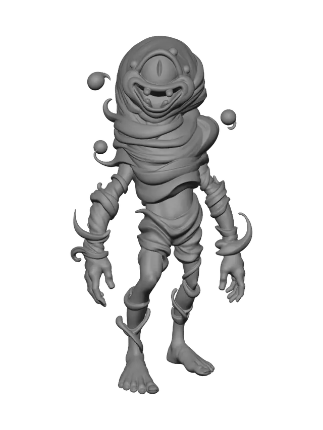 3D model for Chromatic Cocoon Monster