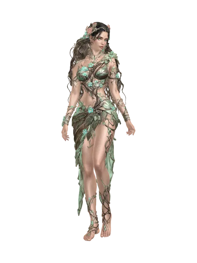 3D model for Vinebound Goddess