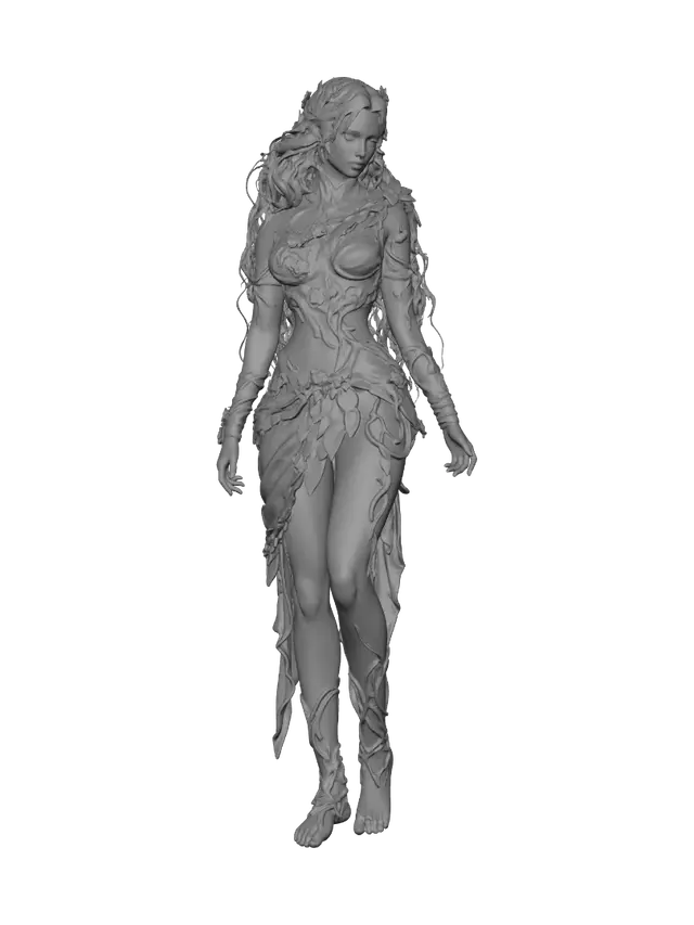 3D model for Vinebound Goddess
