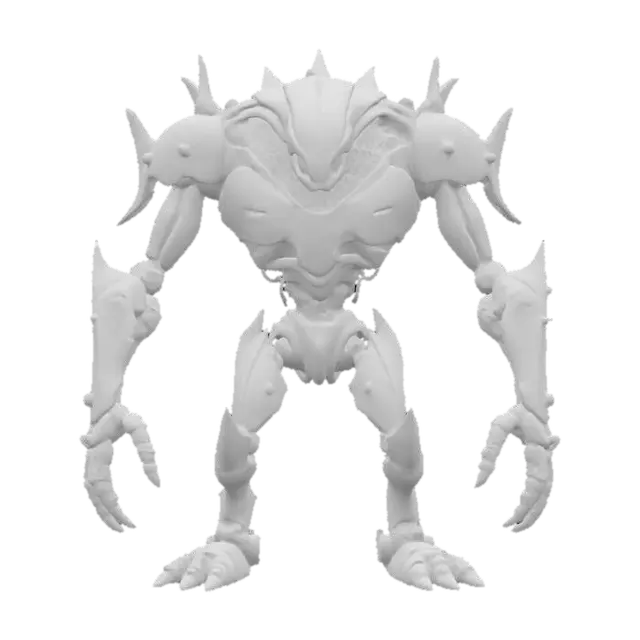 3D model for terrifying robot from a sci-fi dream