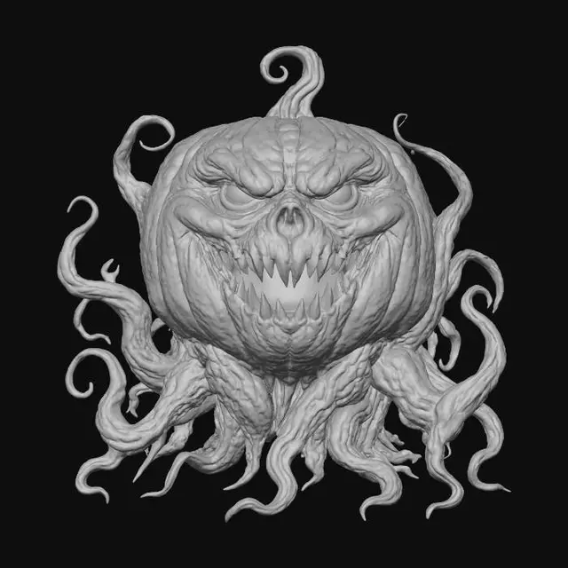 3D model for Infernal Harvest Pumpkin, #Halloween2025#
