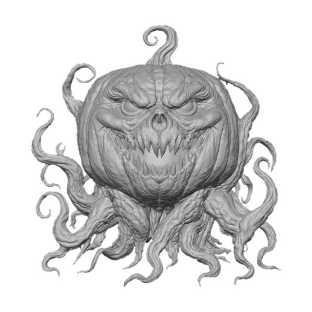 3D model for Infernal Harvest Pumpkin, #Halloween2025#