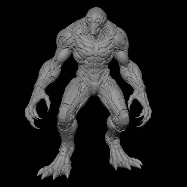 3D model for Crimson-Eyed Juggernaut