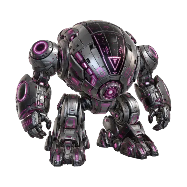 Neon Colossus - Gigantic 3D model, vytvořený pomocí AI