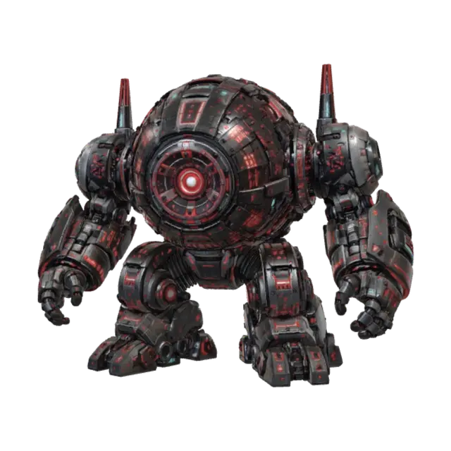 3D model for Crimson Core Juggernaut