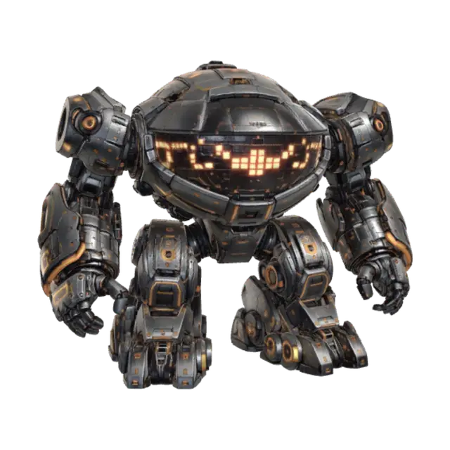 Ember Titan - Dragonborn 3D model, vytvořený pomocí AI