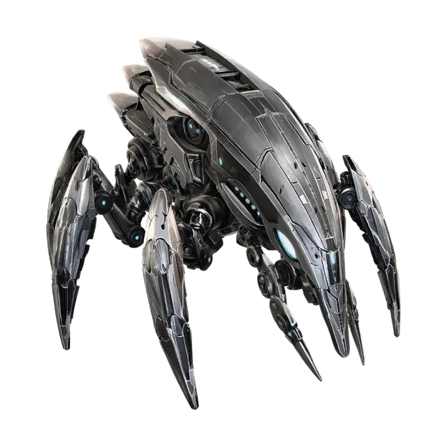 Shadow Reaper - Arachnid 3D model, vytvořený pomocí AI