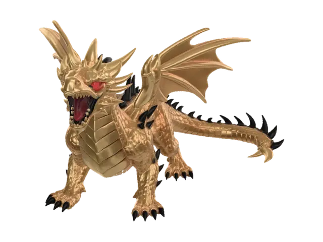 Goldwing Dragon - Stonewing AI 생성 3D 모델